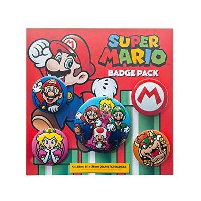 Zestaw przypinek - Super Mario