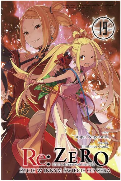 Okładka Light Novel'a - Re:Zero kara Hajimeru Isekai Seikatsu - tom 19