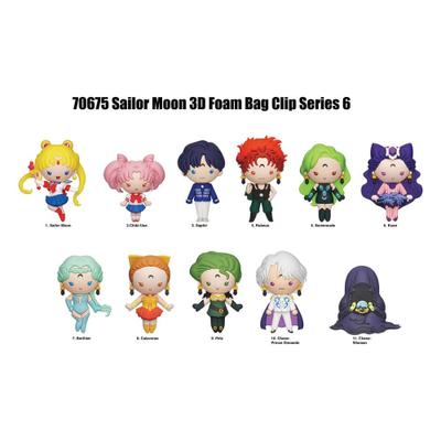 Bag Clips - Sailor Moon 3D (losowe) series 6