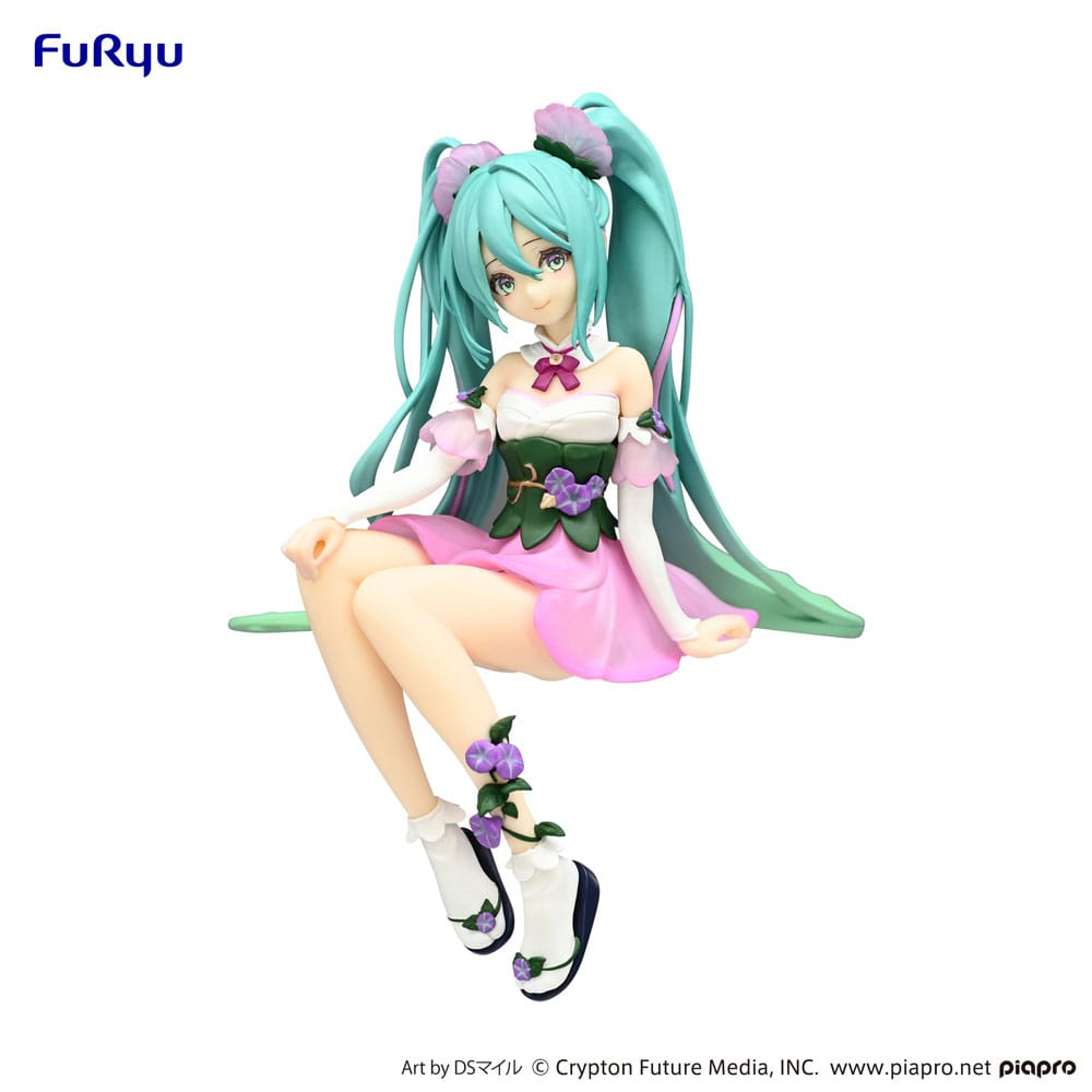 Statuetka - Hatsune Miku Flower Fairy Morning Glory Pink Color Ver. (Noodle Stopper)