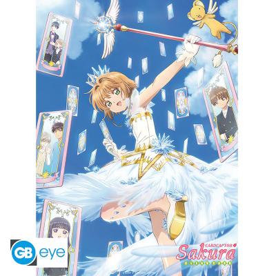 Plakat średni - CARDCAPTOR SAKURA (Sakura & Cards)