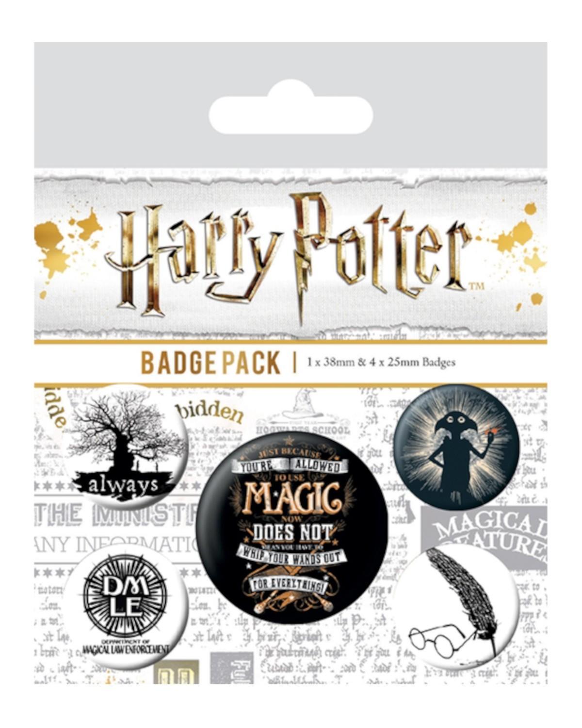 Zestaw Przypinek - Harry Potter v2