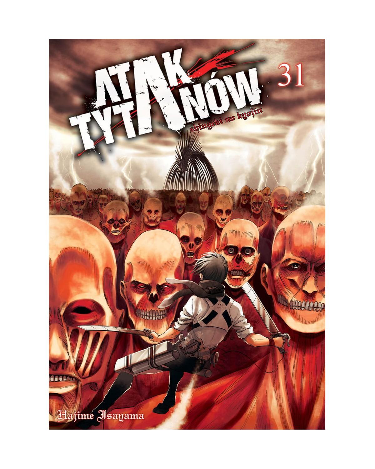 Okładka Attack on Titan tom 31