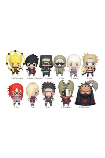 Bag Clips - Naruto Shippuden 3D (losowe) series 4