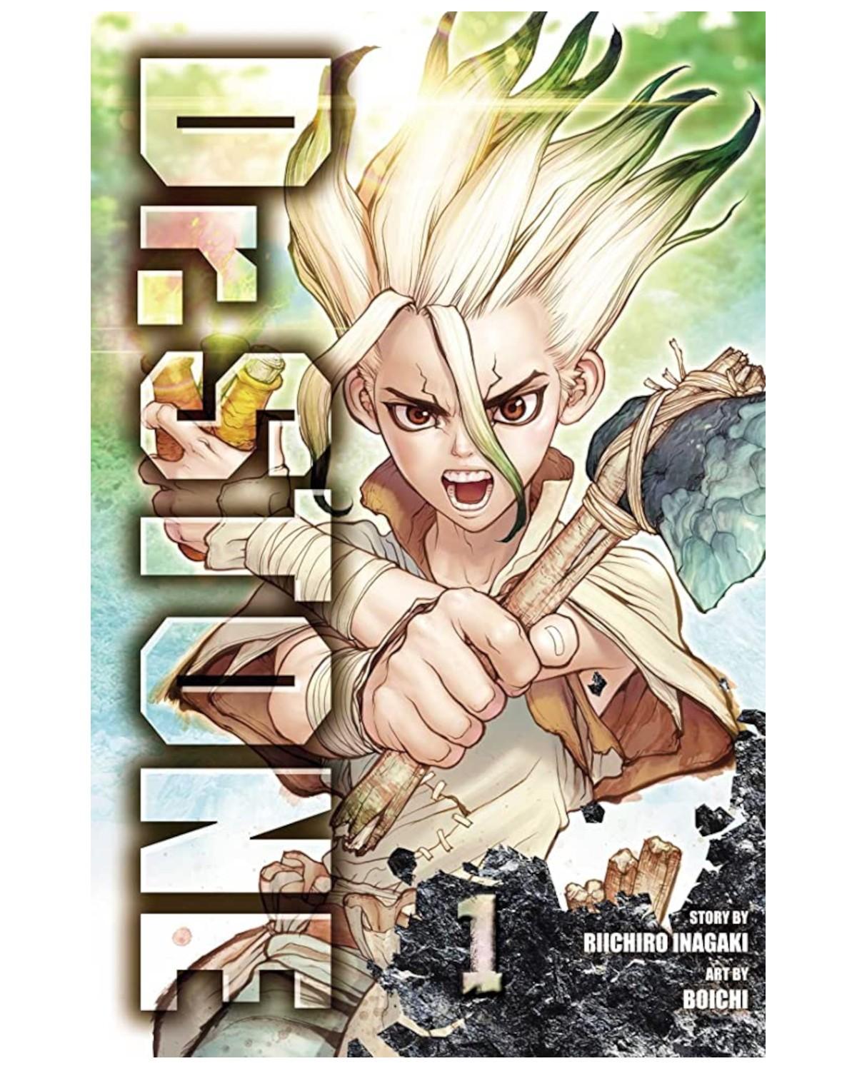 Okładka Dr. Stone (eng.) - tom 1