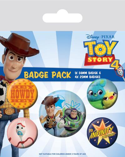 Zestaw przypinek - Toy Story