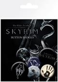Zestaw przypinek - Skyrim