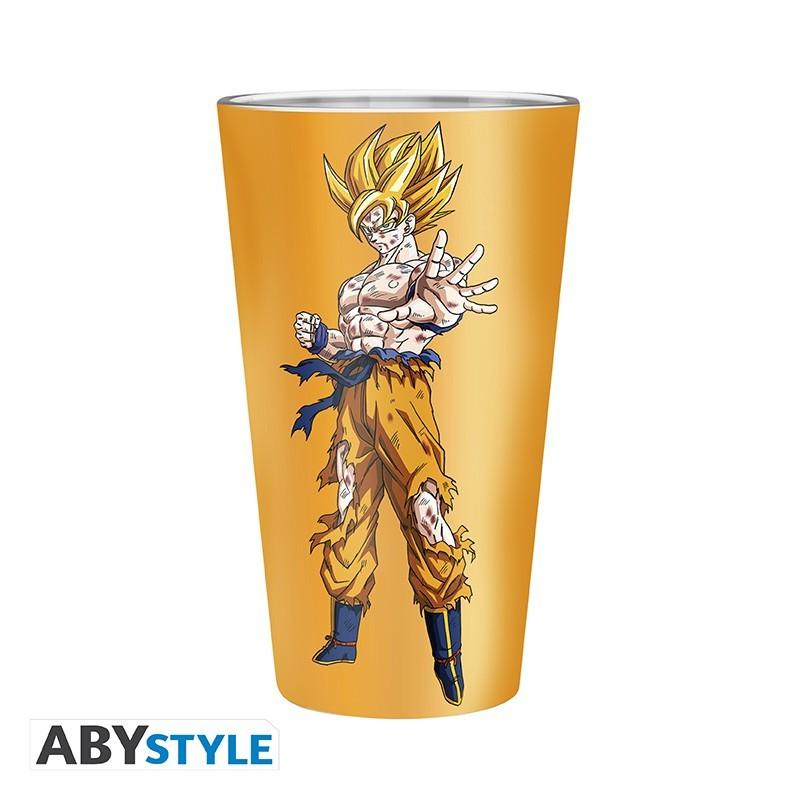 Szklanka - Goku Saiyan (Dragon Ball) Metaliczna Premium 400ml