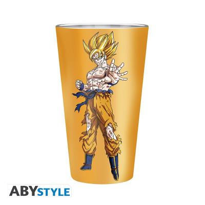 Szklanka - Goku Saiyan (Dragon Ball) Metaliczna Premium 400ml