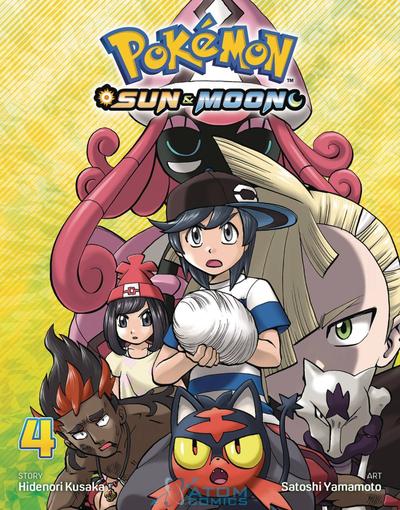 Okładka Pokemon: Sun & Moon - tom 4 (eng.)
