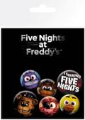 Zestaw przypinek - Five Nights at Freddy's