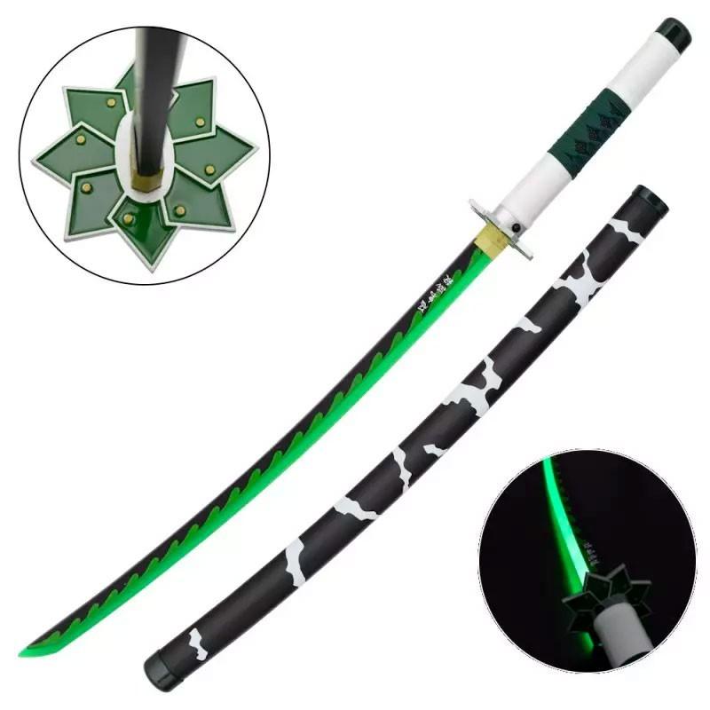 Katana z pochwą - Sanemi Shinazugawa (Zielony LED)