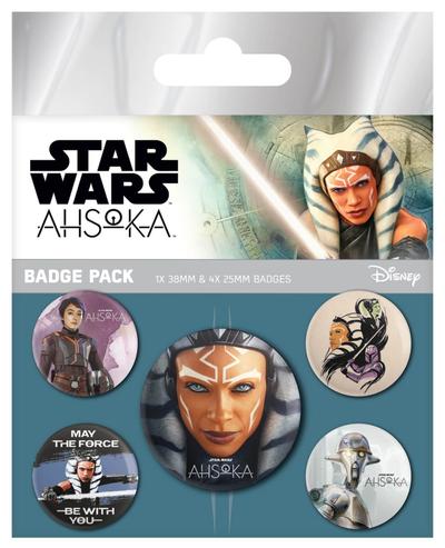Zesaw przypinek - Star Wars Ahsoka