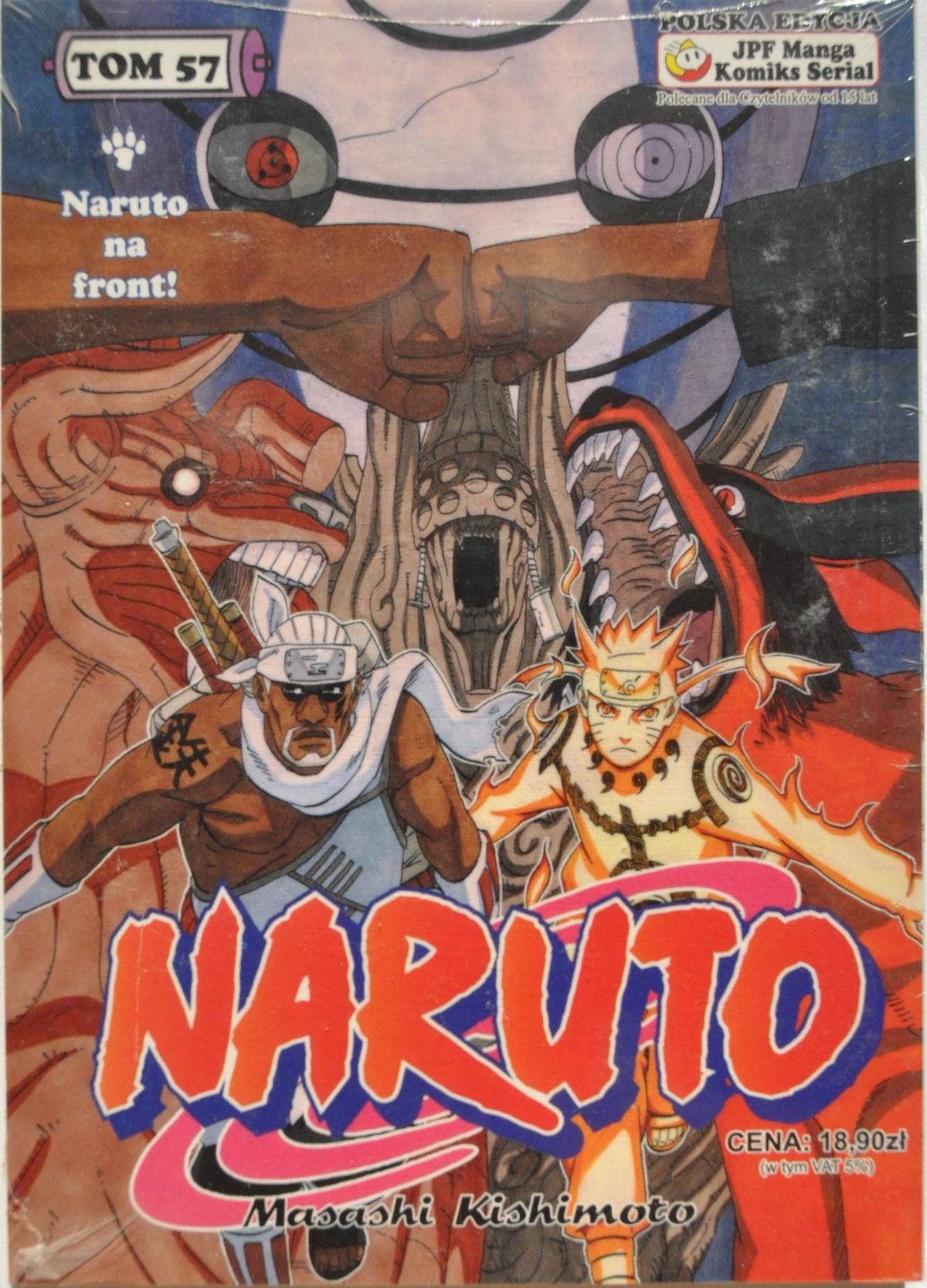 Okładka Naruto tom 57