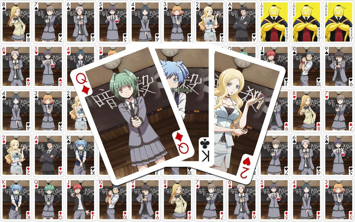 Assassination Classroom - karty do gry