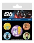 Zestaw przypinek - Star Wars (Chibi)