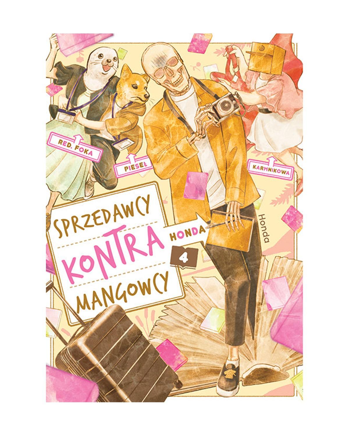 Okładka Honda. Sprzedawcy kontra mangowcy - Tom 4