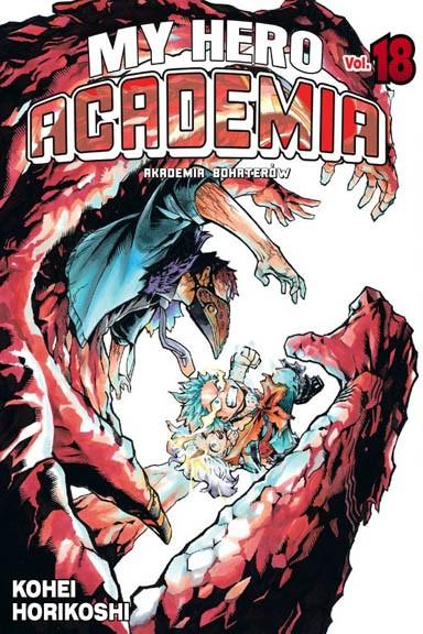 Okładka Boku no Hero Academia tom 18