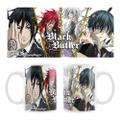 Kubek - Kuroshitsuji Sebastian, Grell, Ash, Ciel