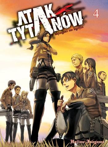 Okładka Attack on Titan tom 4
