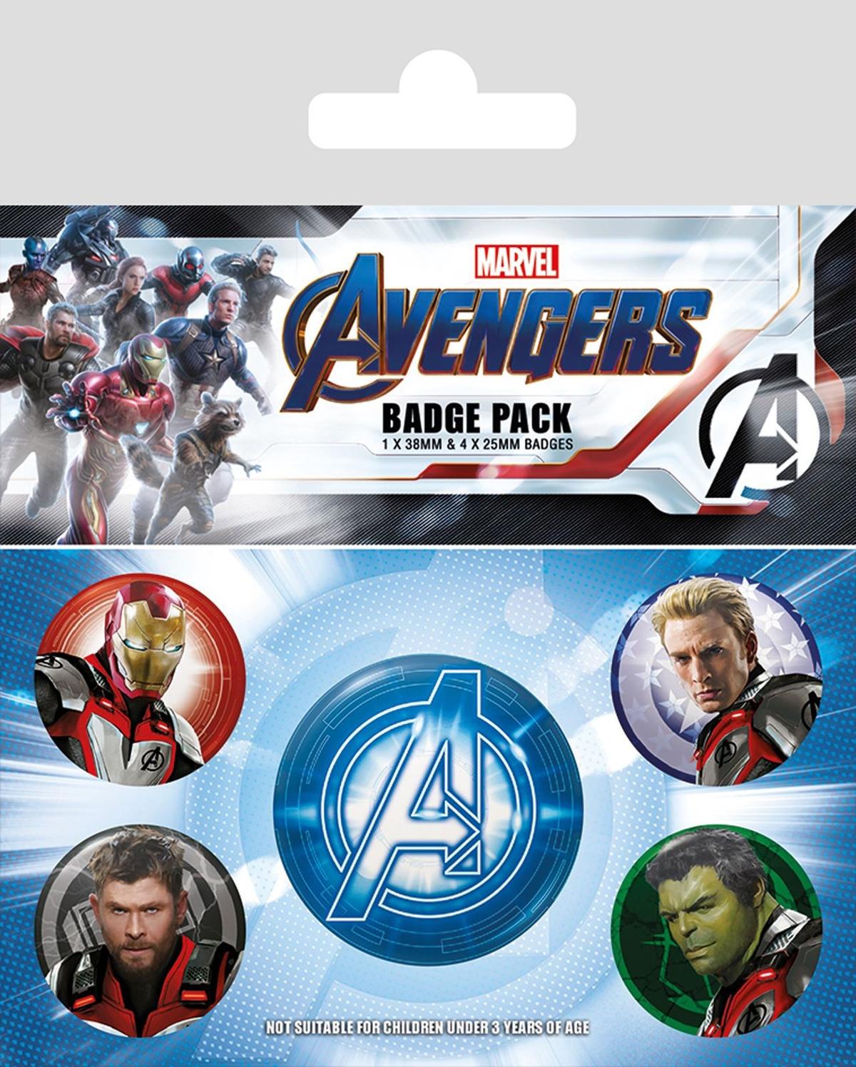 Zestaw przypinek - Avengers