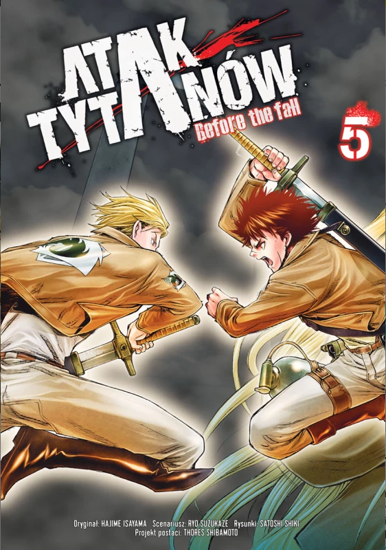 Okładka Atak Tytanów - Before the Fall - tom 5