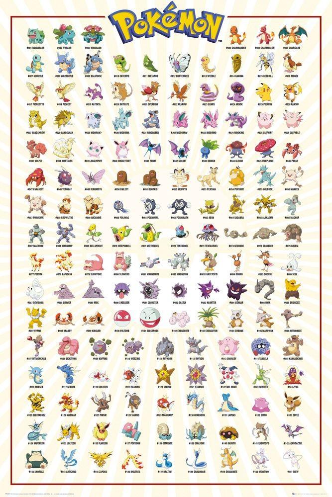 Duży plakat - Pokemon v4