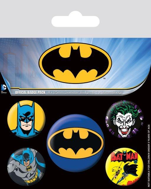 Zestaw przypinek - Batman