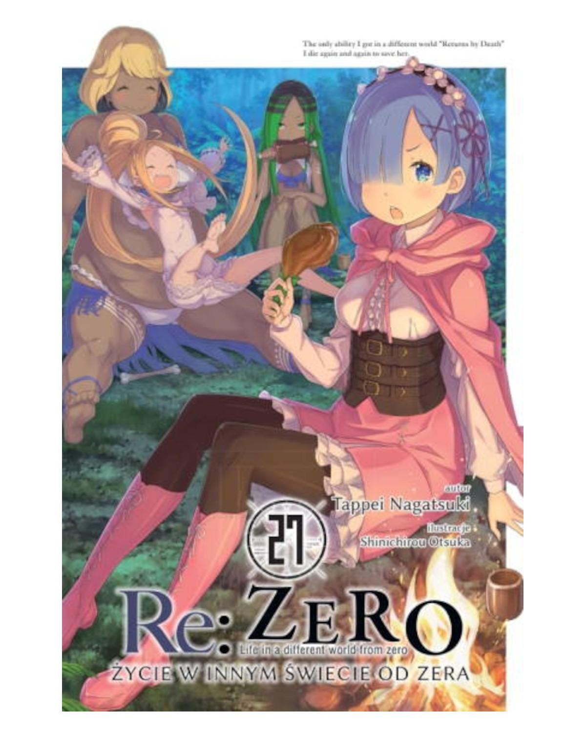 Okładka Light Novel'a - Re:Zero kara Hajimeru Isekai Seikatsu - tom 27