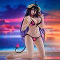 Statuetka - Albedo (Desctop Cute Figure) Cow Print Pink Swimsuit Ver.