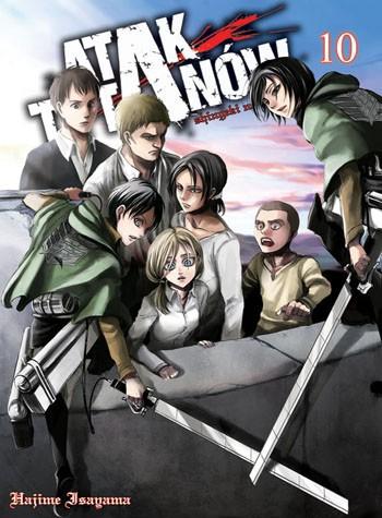 Okładka Attack on Titan tom 10
