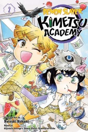Okładka Demon Slayer Kimetsu Academy - tom 2 (eng.)