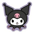 Poduszka - Kuromi Face (Sanrio)
