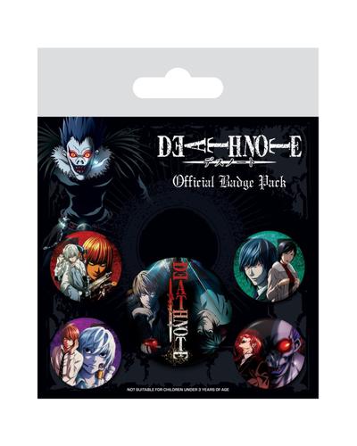 Zestaw przypinek - Death Note (Connections Of Fate)