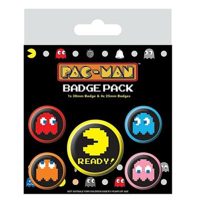 Zestaw przypinek - Pac - Man