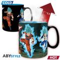 Kubek magiczny - Goku, Vegeta & Trunks vs SS Rose (Dragon Ball Super) 460ml
