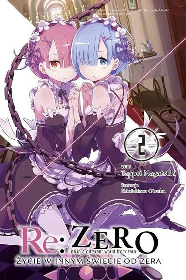 Okładka Light Novel'a - Re:Zero kara Hajimeru Isekai Seikatsu - tom 2