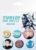 Zestaw przypinek - Yuri on Ice