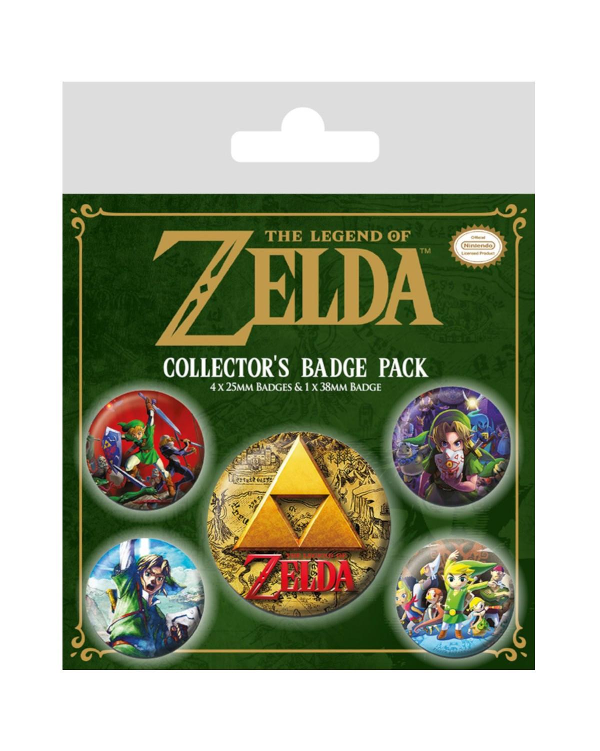 Zestaw przypinek - Zelda