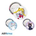 Zestaw przypinek - Sailor Moon (Usagi, Luna & Artemis)