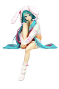 Statuetka - Miku (Rabbit Ear Hood Pajama Ver.)
