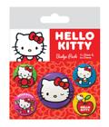 Zestaw przypinek - Hello Kitty Colourful Poses