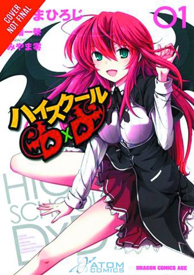 Okładka High School DxD - tom 1 (eng.)
