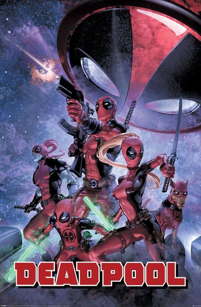 Plakat - Deadpool Family (PP2402113)