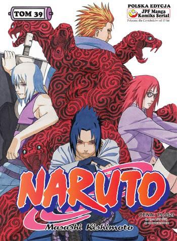 Okładka Naruto tom 39