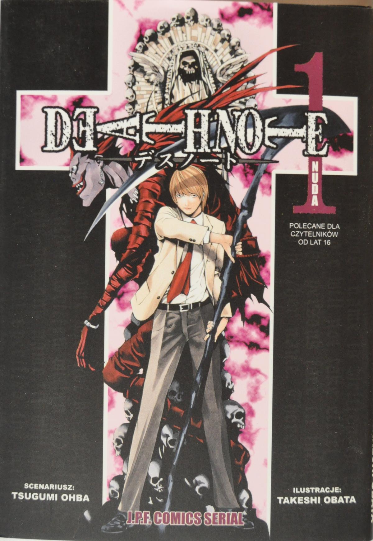 Okładka Death Note tom 1