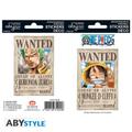Naklejki - One Piece Luffy i Zoro (WANTED)