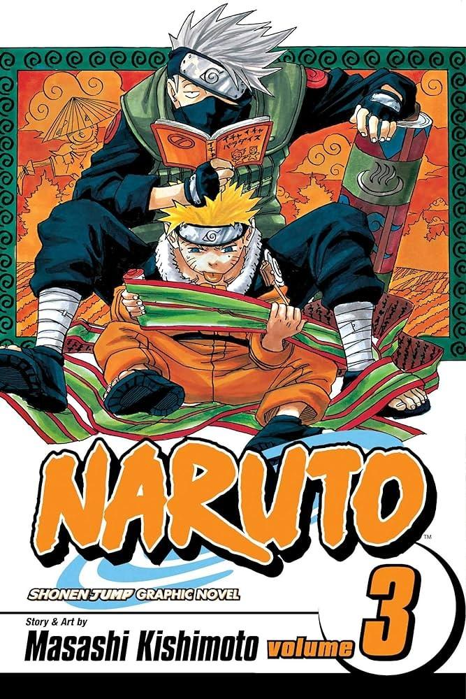 Okładka Naruto - tom 3 (eng.)
