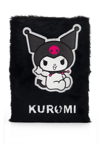 Notes A5 pluszowy - Kuromi Rock Out