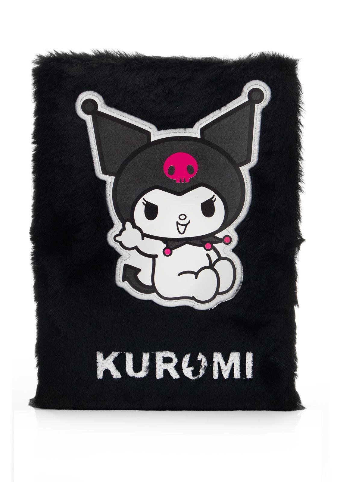 Notes A5 pluszowy - Kuromi Rock Out